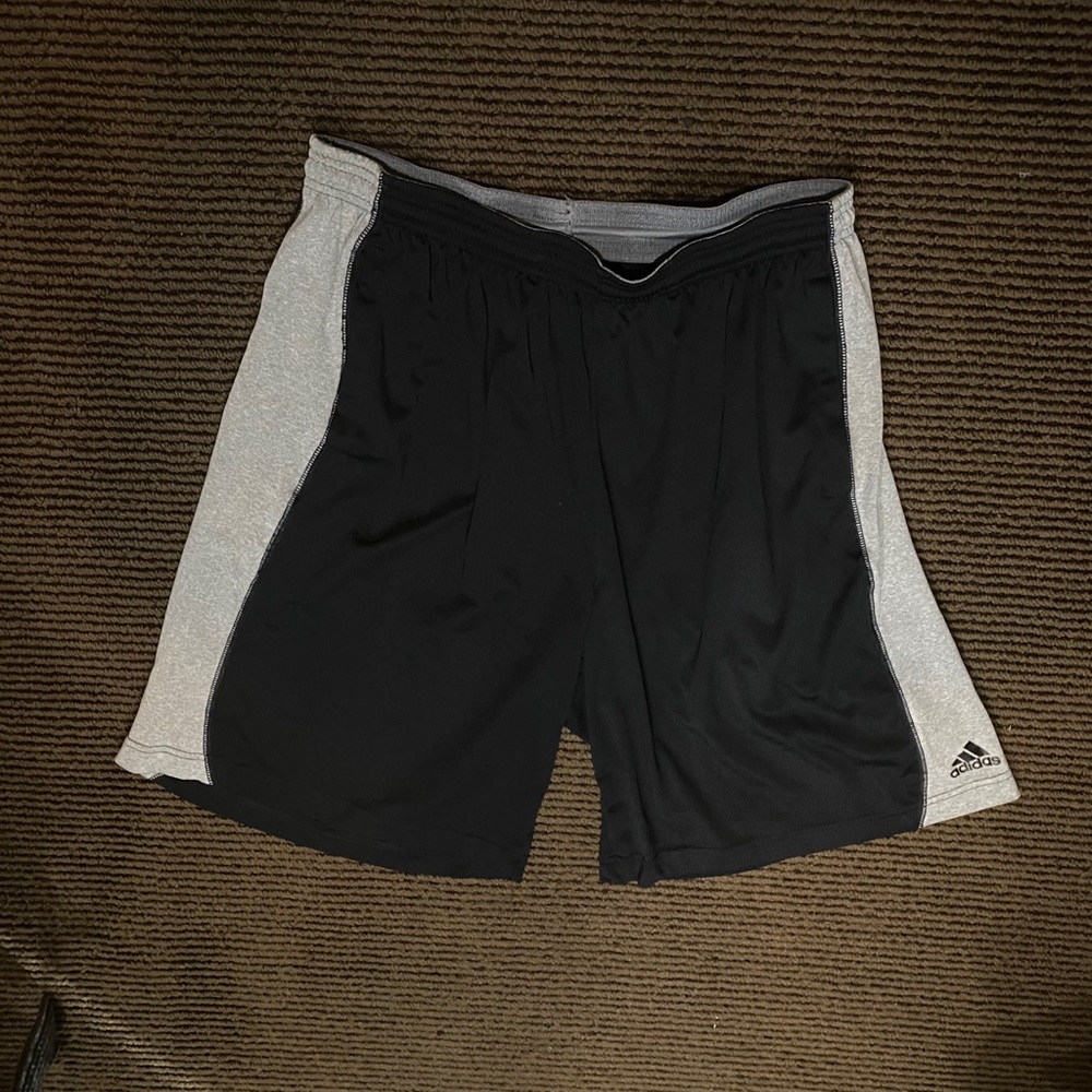 Men’s Black Adidas Running Shorts.